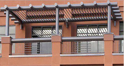 commercial louvered roof