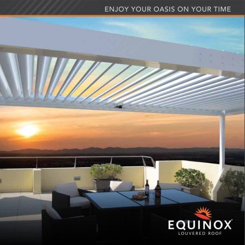 equinox louvered roof residential brochure