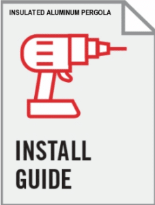 Insulated Aluminum Pergola Installation Guide